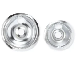 Style B Chrome Drip Bowls, 2-Pack -Household Items Sale 810117294 2