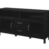 Black TV Media Stand 2 Black TV Media Stand -Household Items Sale 810344693 1