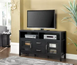 Black TV Media Stand -Household Items Sale 810344693 3