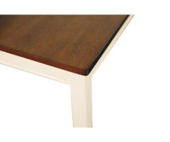 Whitesburg Cottage White & Brown Dining Room Bench -Household Items Sale 810363197 5