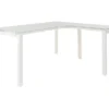 Baraga White L-Shaped Corner Desk 2 Baraga White L-Shaped Corner Desk -Household Items Sale 810389269 2