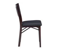 Brown Classic Open Back Folding Chairs, 2-Pack -Household Items Sale 810389460 A1