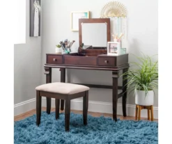 Martha Mirror Vanity Set With Stool -Household Items Sale 810389525 B0 11