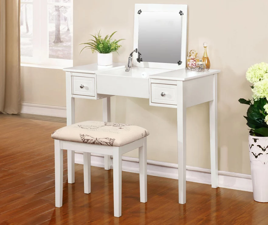 Butterfly Mirror Vanity Set With Stool 3 Butterfly Mirror Vanity Set With Stool