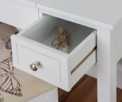 Butterfly Mirror Vanity Set With Stool 32 Butterfly Mirror Vanity Set With Stool -Household Items Sale 810389543 A8 9