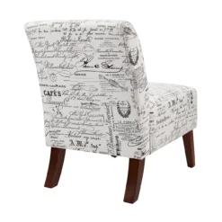 Shelby Script Armless Accent Chair -Household Items Sale 810389655 3 1
