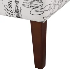 Shelby Script Armless Accent Chair -Household Items Sale 810389655 6