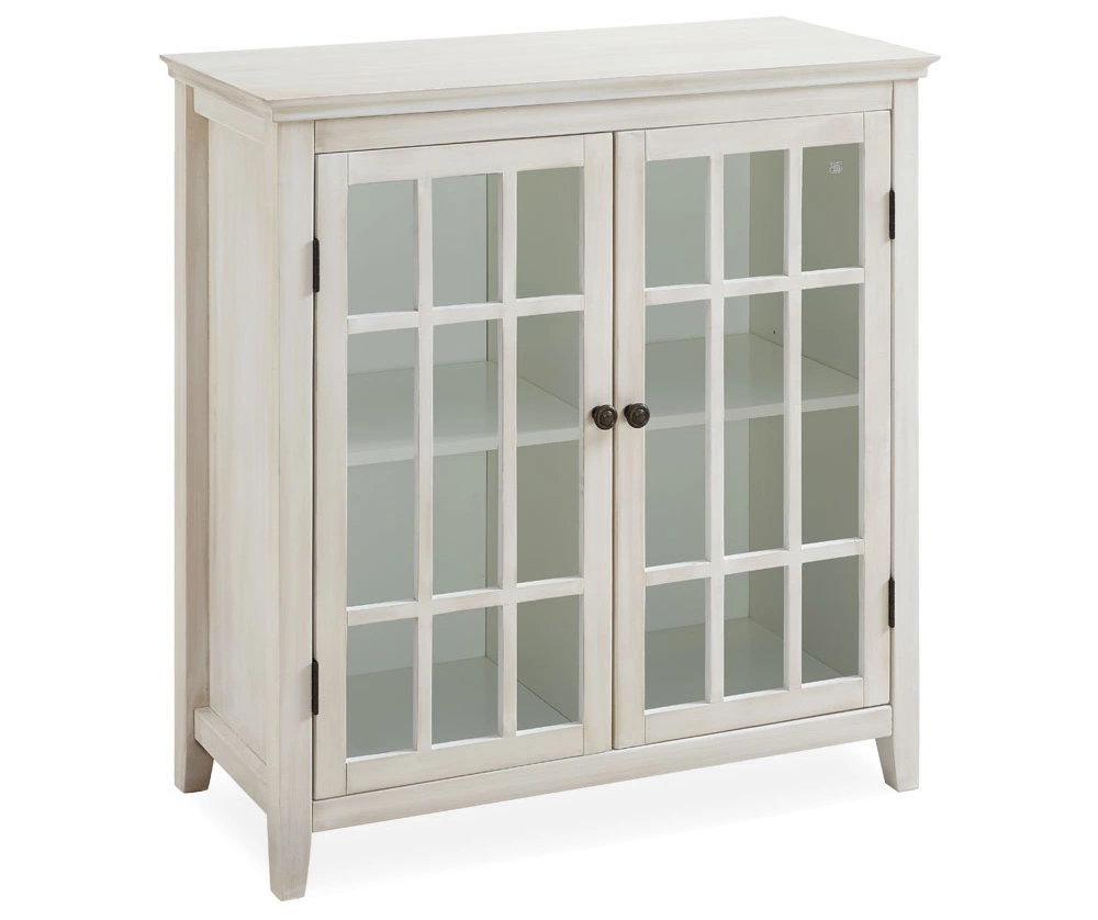 Preston White Vintage 2-Door Cabinet 3 Preston White Vintage 2-Door Cabinet