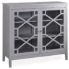 Ava Gray Geometric 2-Door Cabinet 2 Ava Gray Geometric 2-Door Cabinet -Household Items Sale 810389671 1