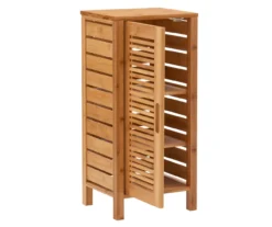 Pierce Bamboo Single Door Floor Cabinet -Household Items Sale 810389686 A0 3