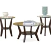 Fantell Dark Brown 3-Piece Occasional Table Set 2 Fantell Dark Brown 3-Piece Occasional Table Set -Household Items Sale 810408972 1