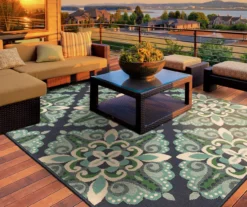 Capri Blue & Green Indoor/Outdoor Area Rugs 34 Capri Blue & Green Indoor/Outdoor Area Rugs -Household Items Sale 810413027 2