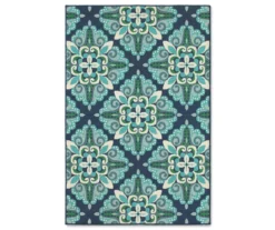 Capri Blue & Green Indoor/Outdoor Area Rugs 27 Capri Blue & Green Indoor/Outdoor Area Rugs -Household Items Sale 810413056