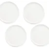 White Stoneware Dinner Plates, 4-Pack 1 White Stoneware Dinner Plates, 4-Pack -Household Items Sale 810429549