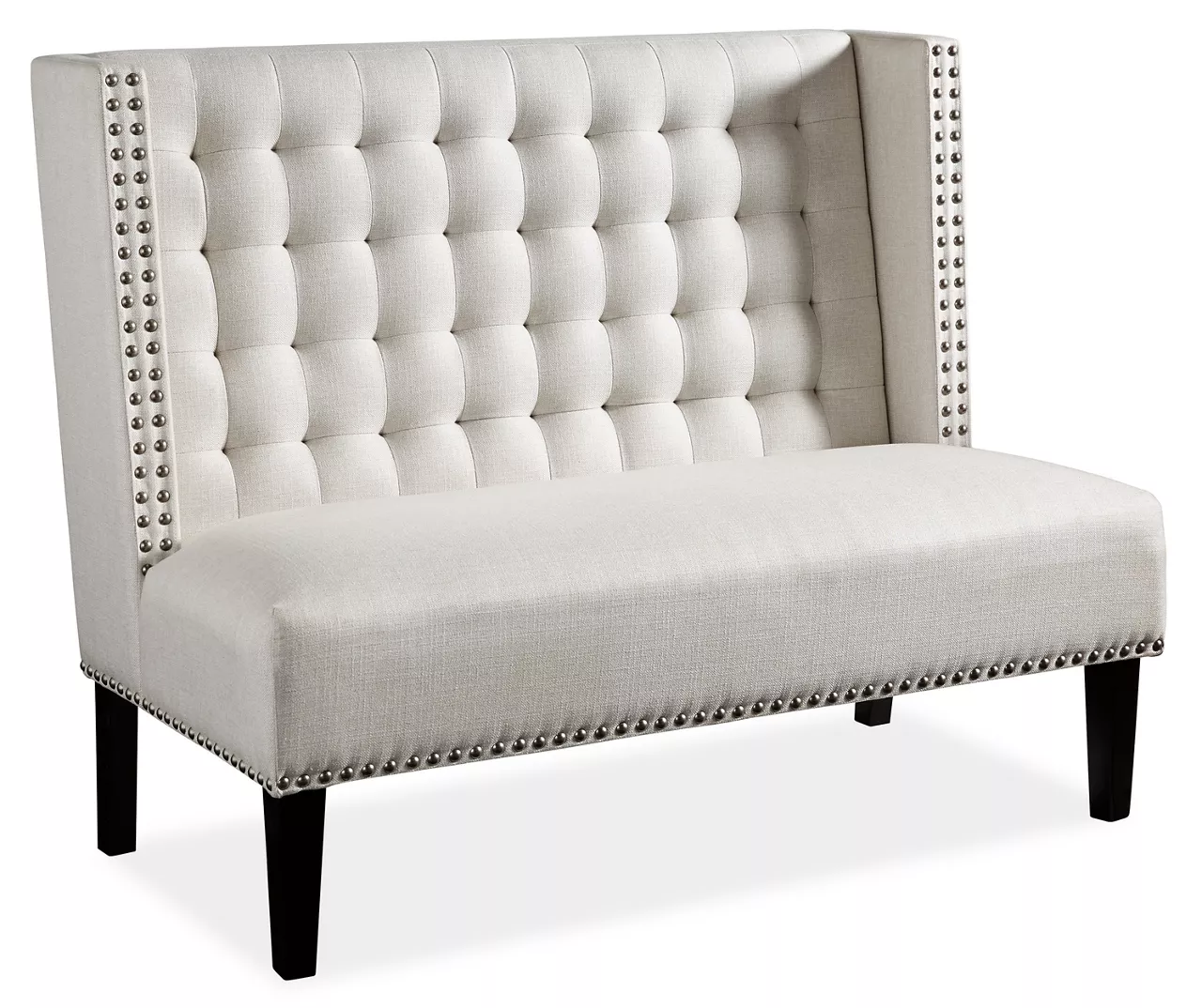 Beauland Ivory Wingback Accent Bench 4 Beauland Ivory Wingback Accent Bench - Image 2
