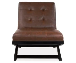 Sidewinder Brown Faux Leather Accent Chair -Household Items Sale 810431434 3