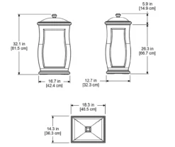Mansfield Black Storage Bin -Household Items Sale 810440531 4