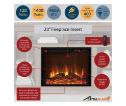 60" Hyde Black Oak Electric Fireplace Console 9 60" Hyde Black Oak Electric Fireplace Console -Household Items Sale 810464972 5