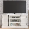 Lancaster White Shutter TV Stand 2 Lancaster White Shutter TV Stand -Household Items Sale 810464994 2