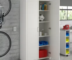 System Build Evolution Selden 36" Utility Storage Cabinet -Household Items Sale 810465104 2