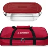 Red 3-Piece Bake & Take Set -Household Items Sale 810488235 1