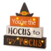"Hocus To My Pocus" LED Block Tabletop Decor 1 "Hocus To My Pocus" LED Block Tabletop Decor -Household Items Sale 810491575