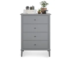 Somerville Gray 4-Drawer Dresser 8 Somerville Gray 4-Drawer Dresser -Household Items Sale 810498832 3