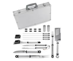 Stainless Steel 22-Piece Grilling Tool Set & Aluminum Case 7 Stainless Steel 22-Piece Grilling Tool Set & Aluminum Case -Household Items Sale 810502112 2