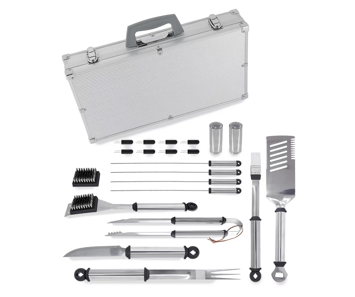 Stainless Steel 22-Piece Grilling Tool Set & Aluminum Case 5 Stainless Steel 22-Piece Grilling Tool Set & Aluminum Case - Image 3