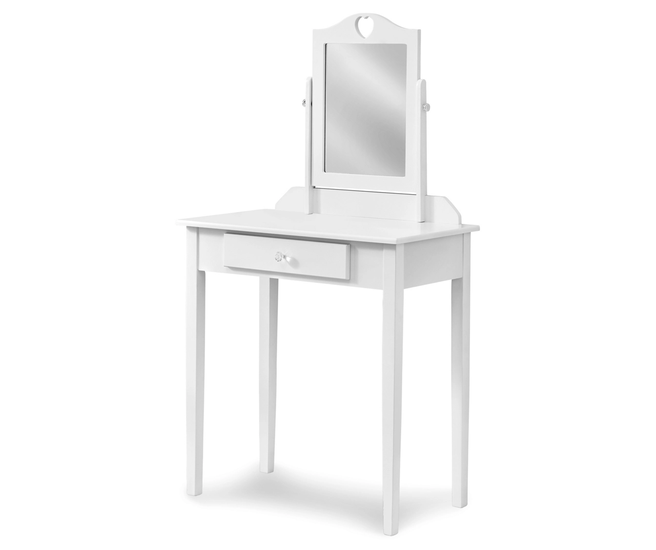 White Wood Vanity With Mirror 3 White Wood Vanity With Mirror