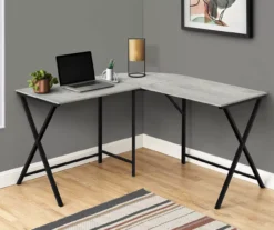 Monarch X Leg L-Shaped Corner Desk -Household Items Sale 810502797 1