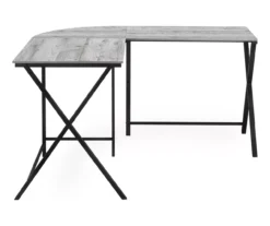 Monarch X Leg L-Shaped Corner Desk -Household Items Sale 810502797 5