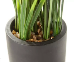 Grass In Black & Gold Ceramic Pot -Household Items Sale 810503244 1