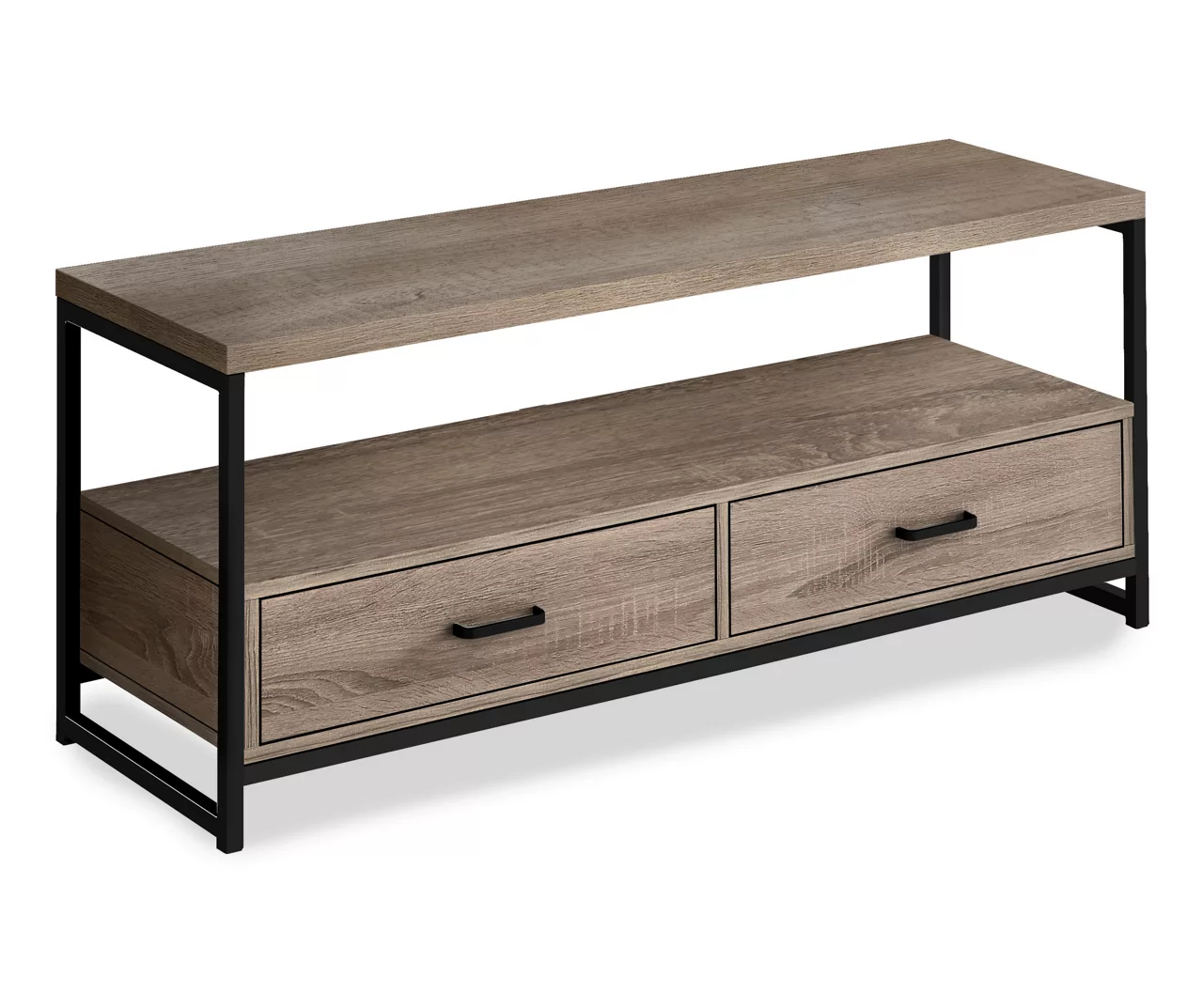 48" Dark Taupe 2-Drawer TV Stand 3 48" Dark Taupe 2-Drawer TV Stand