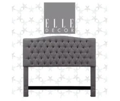 Gray Celeste Upholstered Queen Headboard -Household Items Sale 810513487