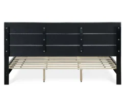 Gray Hudson King Upholstered Linen Fabric Bed -Household Items Sale 810513494 17