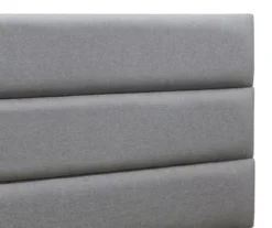 Gray Hudson King Upholstered Linen Fabric Bed -Household Items Sale 810513494 7