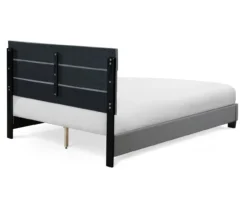 Gray Hudson Queen Upholstered Linen Fabric Bed 22 Gray Hudson Queen Upholstered Linen Fabric Bed -Household Items Sale 810513495 13