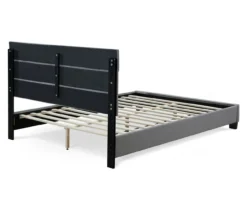 Gray Hudson Queen Upholstered Linen Fabric Bed 34 Gray Hudson Queen Upholstered Linen Fabric Bed -Household Items Sale 810513495 14