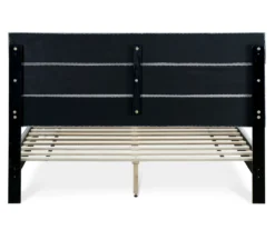 Gray Hudson Queen Upholstered Linen Fabric Bed 25 Gray Hudson Queen Upholstered Linen Fabric Bed -Household Items Sale 810513495 17