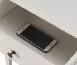 White Finley Wood 3-Drawer Nightstand -Household Items Sale 810513520 11