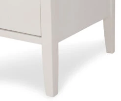 White Finley Wood 3-Drawer Nightstand -Household Items Sale 810513520 12