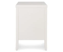 White Finley Wood 3-Drawer Nightstand -Household Items Sale 810513520 14