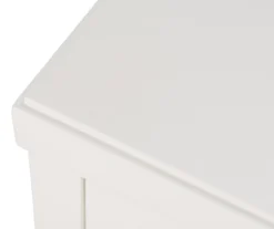 White Finley Wood 3-Drawer Nightstand -Household Items Sale 810513520 15