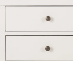 White Finley Wood 3-Drawer Nightstand -Household Items Sale 810513520 8