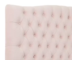 French Blush Pink Celeste Upholstered Queen Headboard 12 French Blush Pink Celeste Upholstered Queen Headboard -Household Items Sale 810513529 5