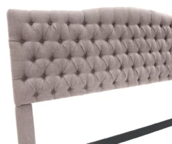 Brown Upholstered Linen King Headboard 10 Brown Upholstered Linen King Headboard -Household Items Sale 810513534 2