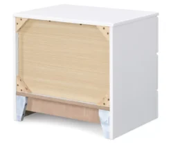 White Hudson 2-Drawer Wood Nightstand -Household Items Sale 810513558 13