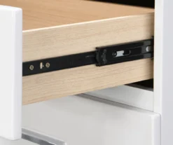 White Hudson 2-Drawer Wood Nightstand -Household Items Sale 810513558 9