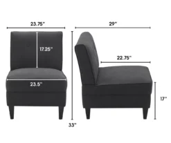 Serta Copenhagen Tufted Slipper Chair 36 Serta Copenhagen Tufted Slipper Chair -Household Items Sale 810513580 4